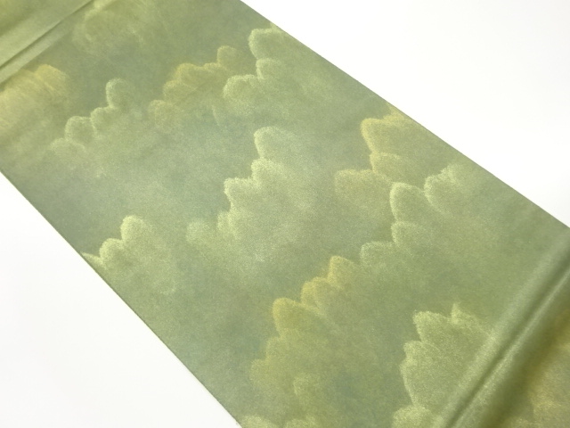 JAPANESE FUKURO OBI / PLANT DYES / ABSTRACT / ARTIST WORK